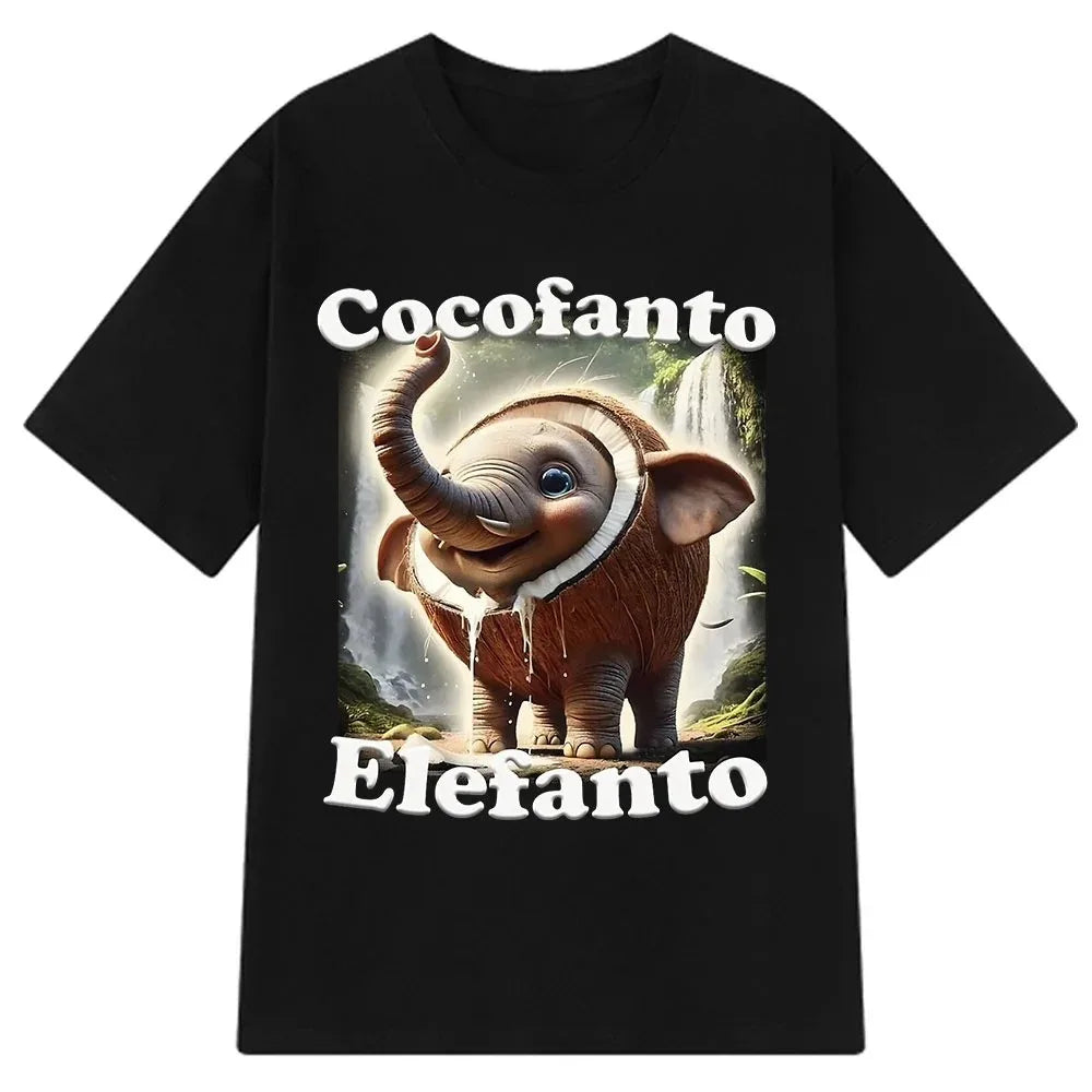 Italian Brainrot Meme Tee 😂🔥 Tralalero Tralala Cotton Y2K T-Shirt - ThiGui