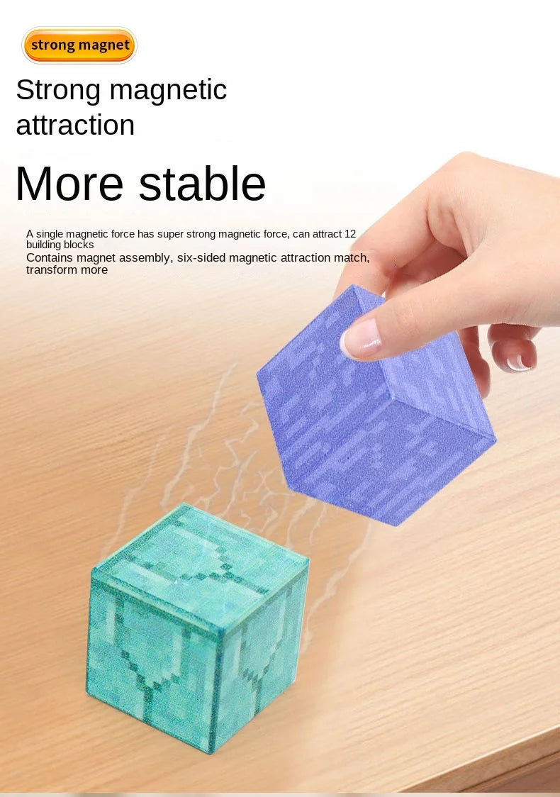 🧲✨ Magnetic Mine World Building Set – Endless Fun for Little Explorers! 🚀🌈 - ThiGui