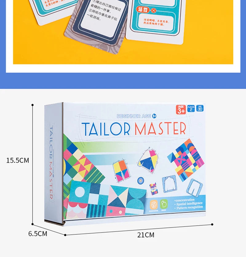 🧩 Tailor Master Game – Shape & Colour Logic Fun for Curious Boys! 🎨👕🎯 - ThiGui