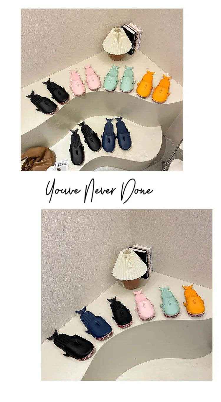 🦈Cheeky Shark Slippers for Boys – Snappy Style, Soft Comfort! - ThiGui