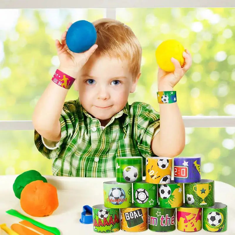 ⚽🎈 Football Slap Bracelets – Kick Off the Fun at Your Kid’s Party! 🥳🏆 - ThiGui