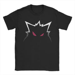 🟣 Cool Manga Ghost Cotton Tee 👕 Street Style for Trendy Boys - ThiGui