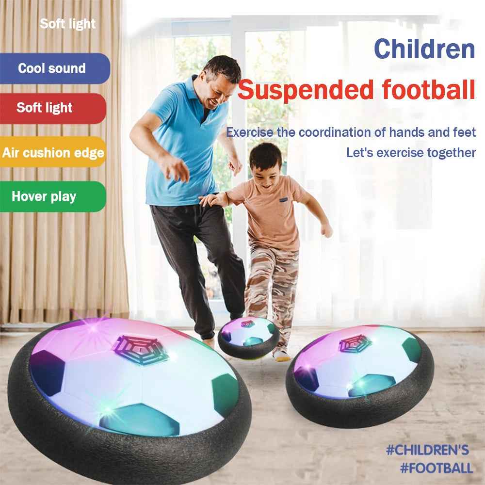 ⚽Indoor Hover Soccer Ball for Boys with Lights and Air Cushion for Active Play Anywhere - ThiGui