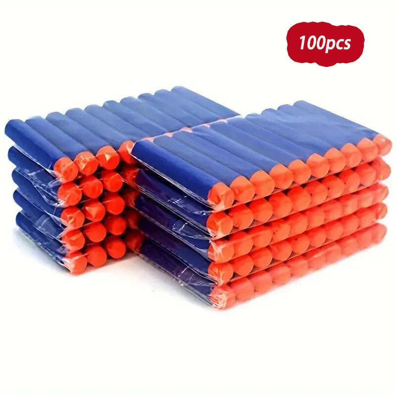 🎯 Foam Darts Refill Pack – Keep the Battles Going! 50/100PCS Soft Bullets for Toy Guns 🔫✨ - ThiGui