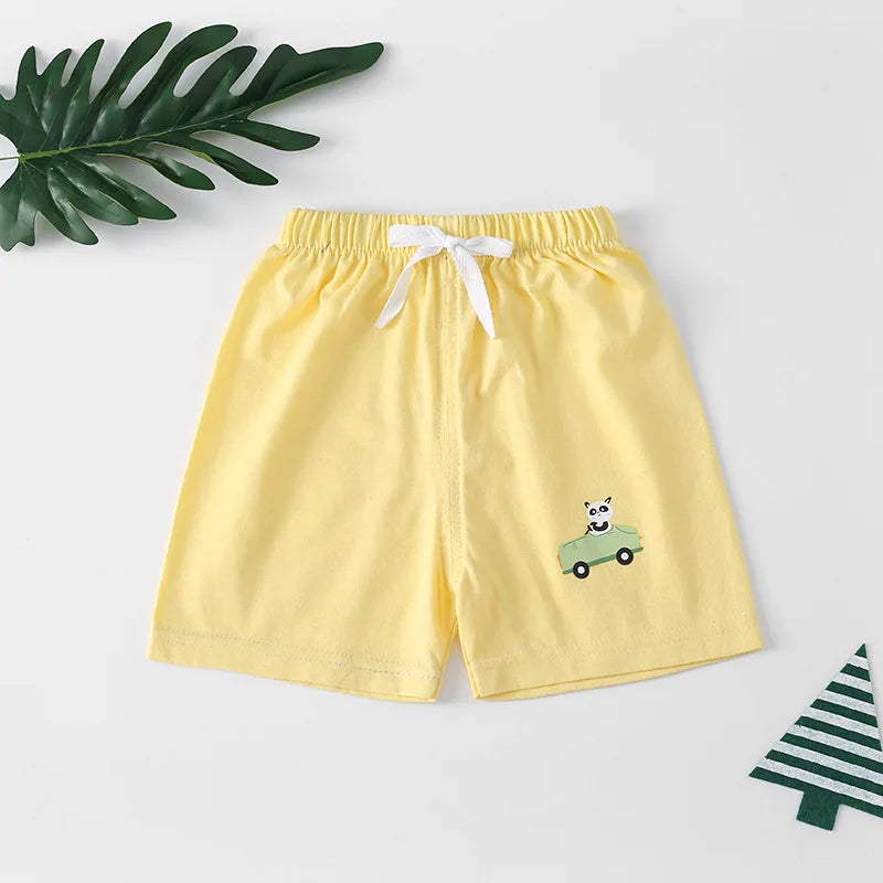 ☀️ Pure Cotton Summer Shorts – Comfy Coolness for Active Boys! 🩳🌈 - ThiGui