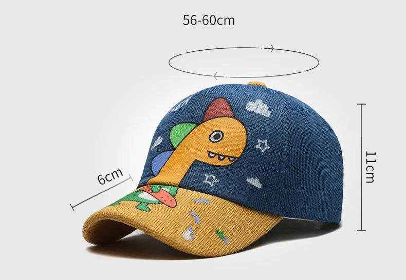 🦖Dino-Mite Adventure Caps – Cool & Comfy Hats for Boys on the Go! - ThiGui