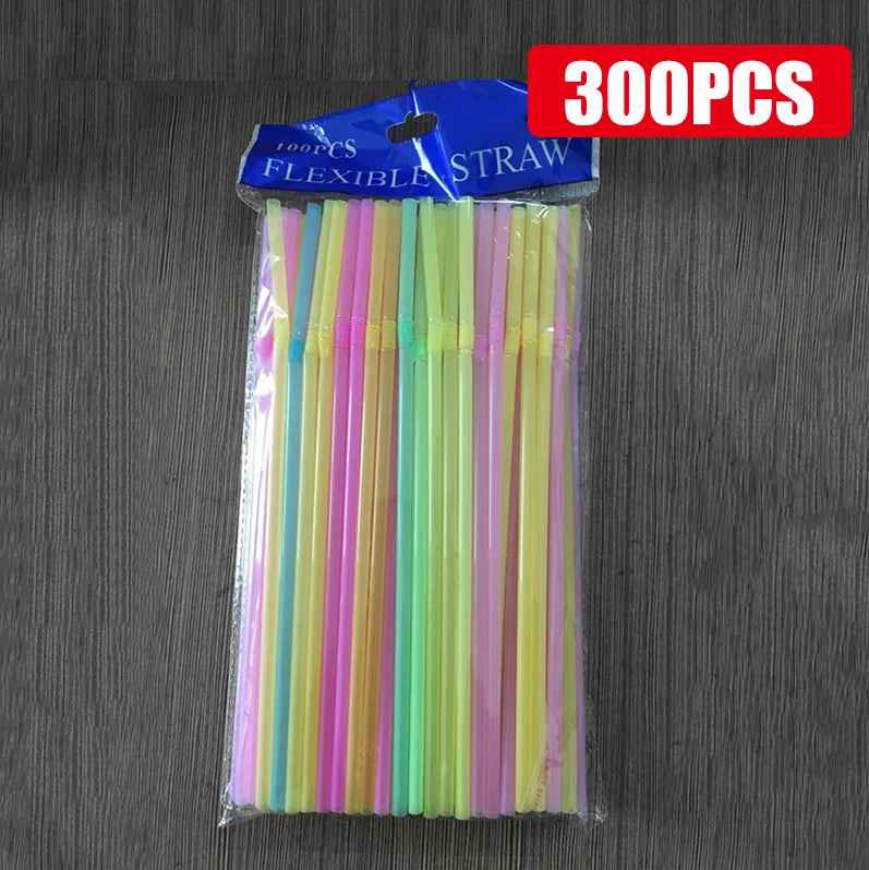 🎉Bright and Fun Multicolor Straws – Perfect for Parties, Playdates, and Everyday Sips! - ThiGui