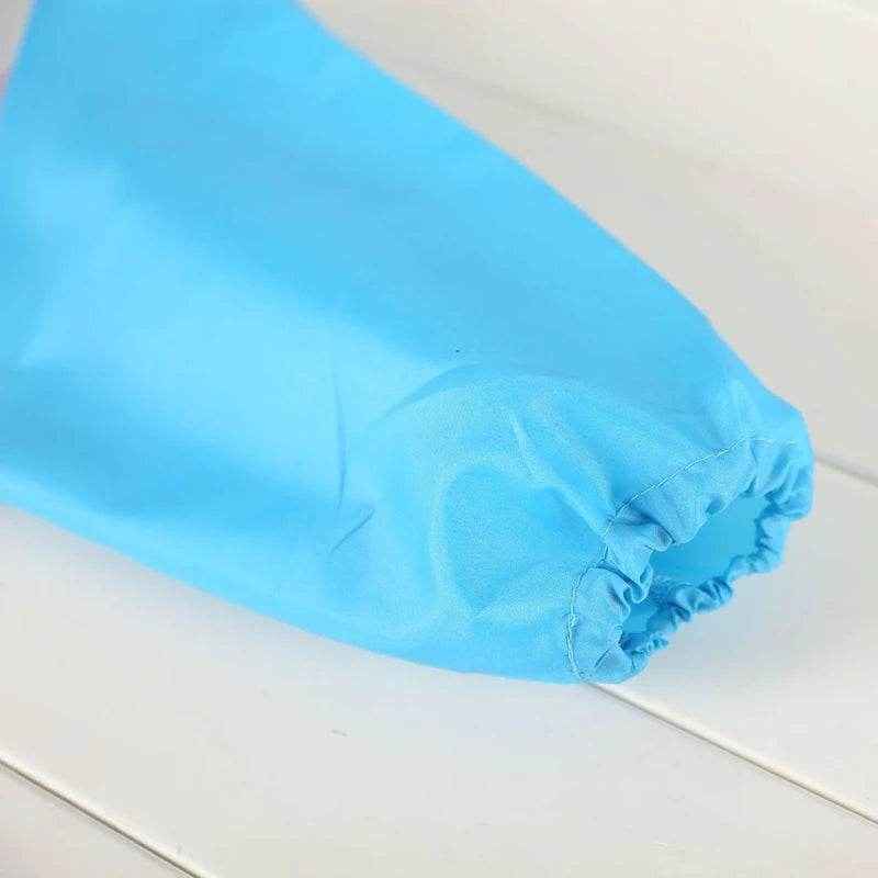 🍼 Mess-Free Mealtime Magic: Long Sleeve Waterproof Baby Bib with Adorable Cartoon Prints - ThiGui