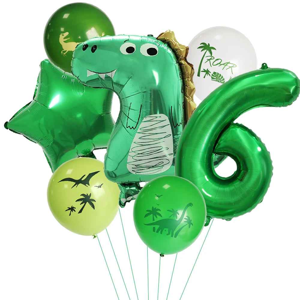 🦕 Dino-Roar Party Set – Fun Disposable Tableware for a Jurassic Birthday Bash 🎂🎈 - ThiGui