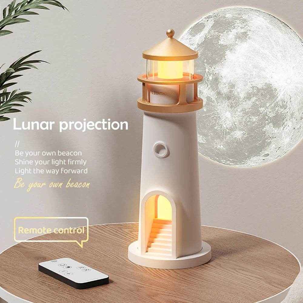 🌜Moonlight Magic Lighthouse – A Soothing Glow for Starry Dreams and Sweet Lullabies - ThiGui