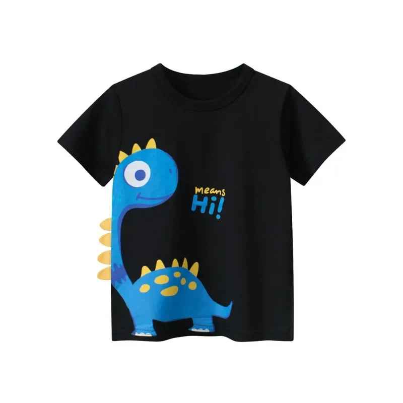 🦖 Roarsome Summer Style for Little Explorers! Dino-Mite Summer T-Shirt for Boys – Cool, Comfy & Full of Roar! - ThiGui