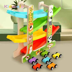 🚗Watch ’Em Zoom! The Wooden Ramp Racer That Keeps Boys Glued for Hours - ThiGui