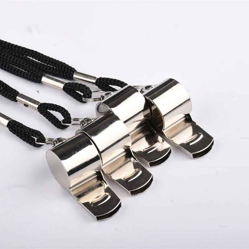 Super Loud Stainless Steel Whistles – 5-Pack with Lanyards for Busy Boys & Safety-Conscious Mums - ThiGui