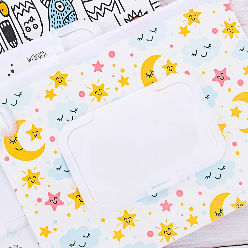 🧷 Smart Wet Wipes Bag – Snap, Strap & Go! Perfect for Mum Life on the Move! 💖🍼 - ThiGui