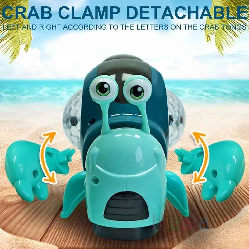 🦀Catch the Crab! The Light-Up Dancing Toy That Gets Babies Crawling with Joy - ThiGui