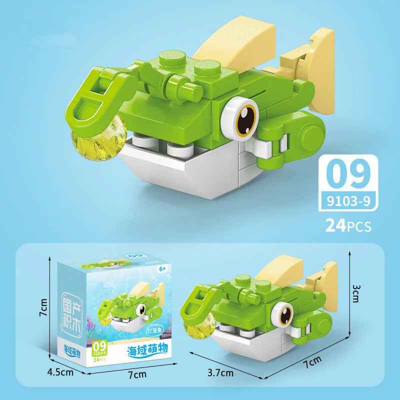 🕷️ Snap Together a Wild World – Insect & Animal Block Creatures for Kids & Collectors! 🐜🦂 - ThiGui