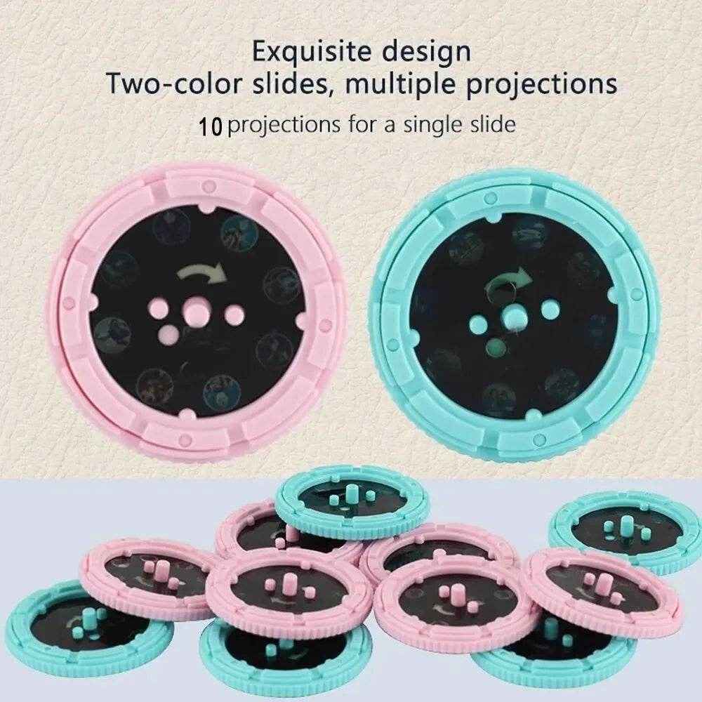 🛏️Cartoon Story Projector Flashlight for Boys with 80 Magical Bedtime Patterns - ThiGui