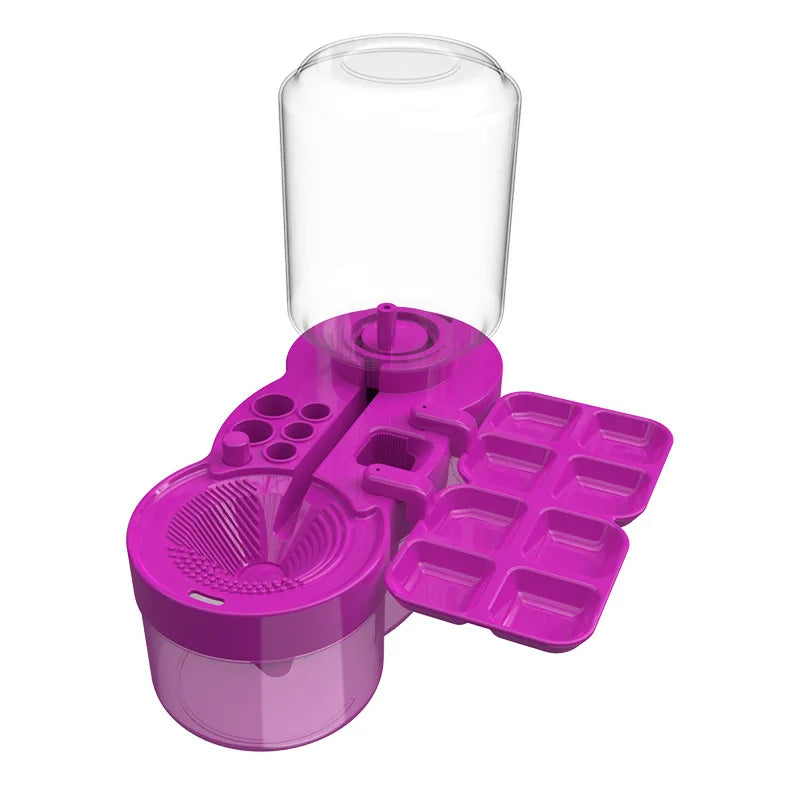 🧼 Clean Brushes in a Click! Automatic Paint Cleaner Bucket 🎨💧 | For Kids & Crafty Hands 👦👩‍🎨 - ThiGui