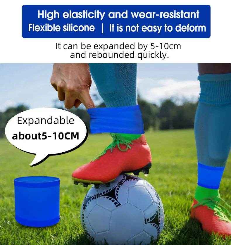 ⚽No-Slip Silicone Shin Guard Bands – Fuss-Free Football Fun for Your Boy! - ThiGui