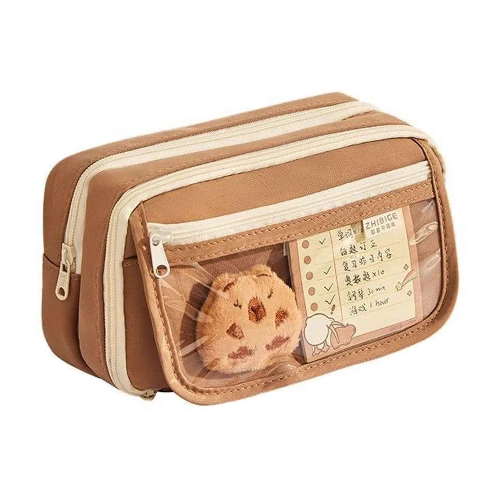 🎨Capy-Cool Pencil Pouch – Big, Fun & Organised with Adorable Capybara Style - ThiGui