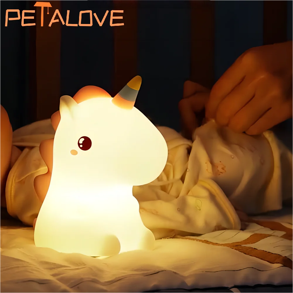 🐼🌙 Sweet Dreams Light – Soft Silicone Animal Night Lamp for Kids 💡🧸 - ThiGui