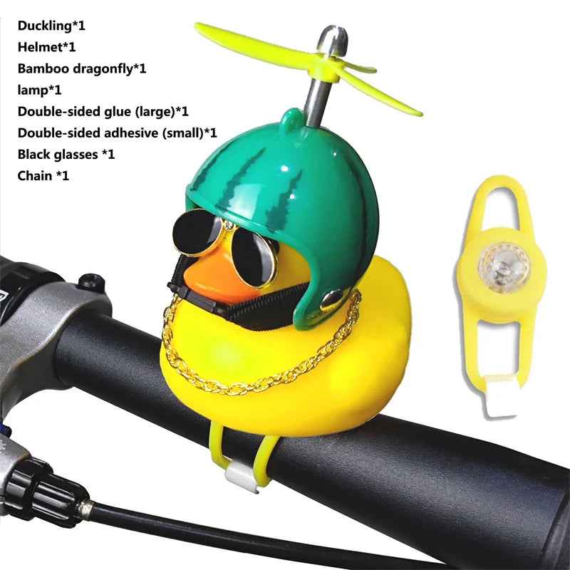 🚴Quack & Glow! The Little Yellow Duck That Lights Up Every Ride - ThiGui