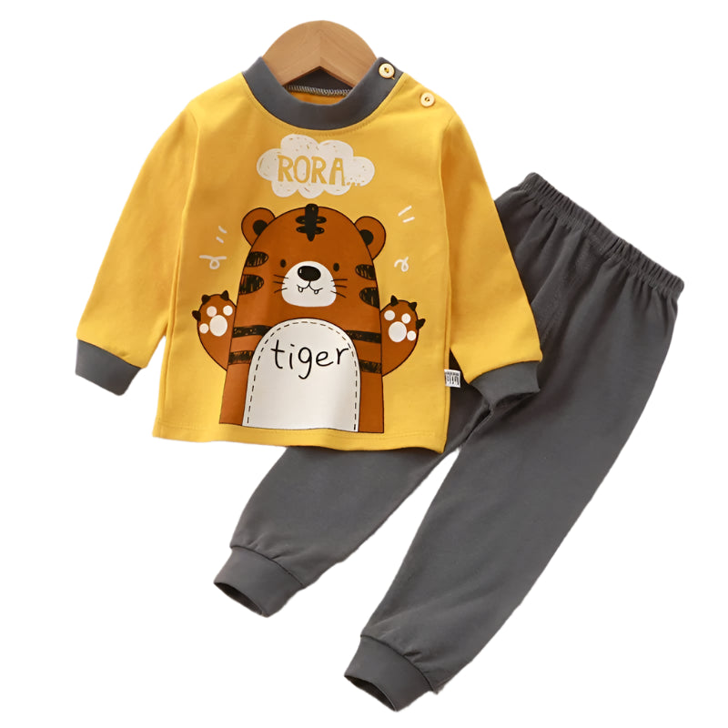 🌙Adorable Cartoon Baby Pajama Set – Snug, Soft & Super Cute! 💤 - ThiGui