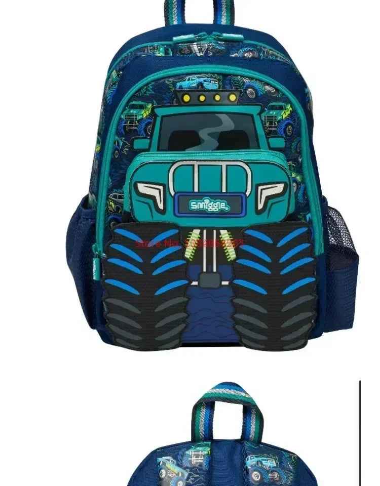 🚛 Smiggle Blue Truck Backpack Set – Cool & Practical for School Boys! 🎒 - ThiGui