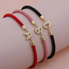 🧵 Initial Bracelet with Heart – A Simple & Stylish Merci for Maîtresse & School Stars! ✨ - ThiGui
