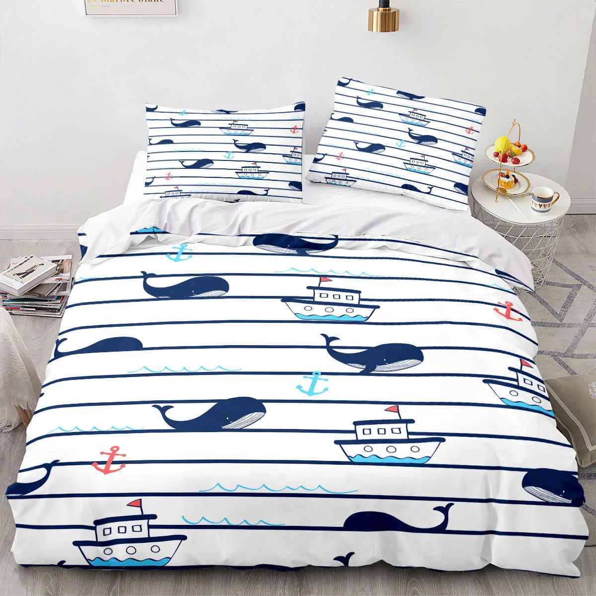 ⚓ Set Sail to Sleep! Nautical Bedding Boys Will Love - ThiGui