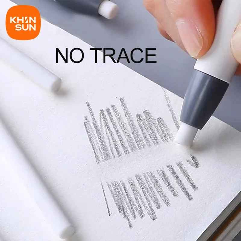 Retractable Pencil Eraser Pen Supplies - ThiGui
