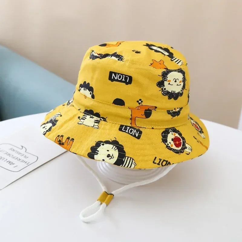 🧢 Cool & Covered! Lightweight Panama Bucket Hat for Babies & Toddlers ☀️🌿 - ThiGui