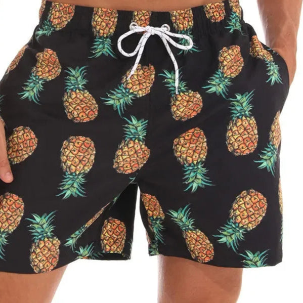 🌴 Tropical Fun for Little Explorers! Boys' Flamingo Print Swim Shorts 🏖️ - ThiGui