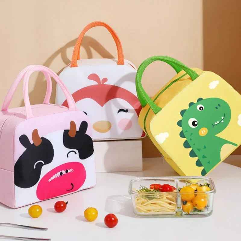 🍎 Pack the Perfect Lunch – Waterproof Cartoon Insulated Lunch Bag for Boys 🎒🥪 - ThiGui