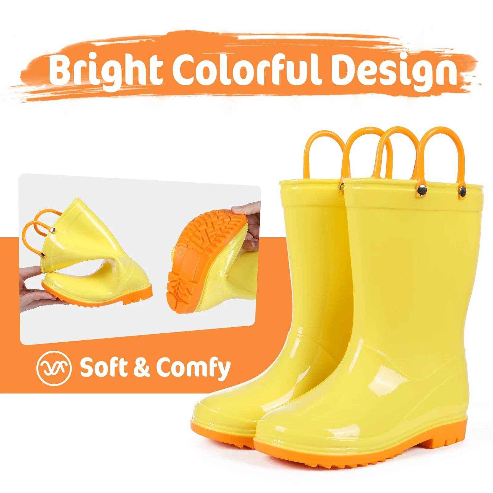 🌧️Puddle-Proof Fun Boots – Colourful Rain Adventures for Little Explorers! - ThiGui