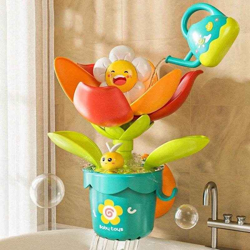 🐳Sunflower Water Spray Bath Toy for Boys That Turns the Tub into a Splashy Garden - ThiGui
