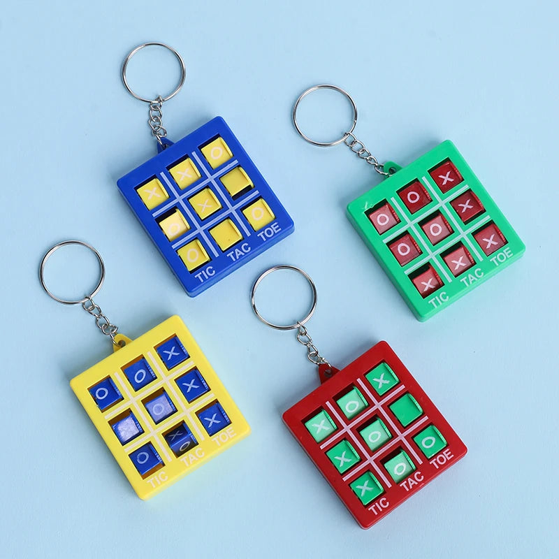🎒🎯 Mini Tic Tac Toe Game Keychains – Pocket-Sized Fun for Smart Little Minds! 🧠✨ - ThiGui