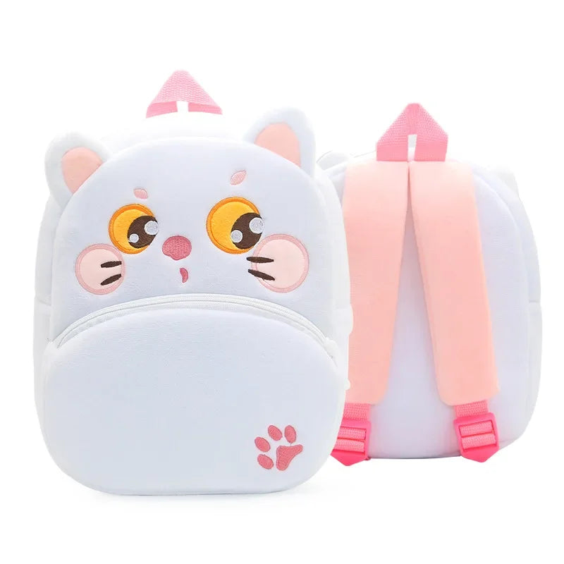 🦁 Cuddly Animal Backpack – Soft Plush Bag for Little Adventures! 🎒💛 - ThiGui