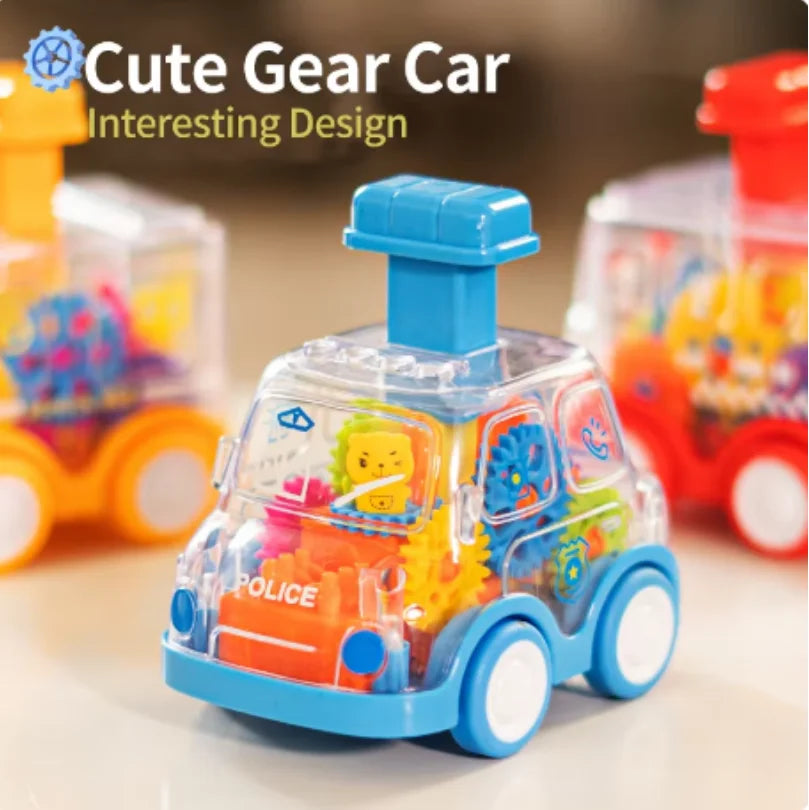 🚗 Zoom & Click Gear Car – Press-and-Go Fun for Curious Little Drivers! 🔧✨ - ThiGui