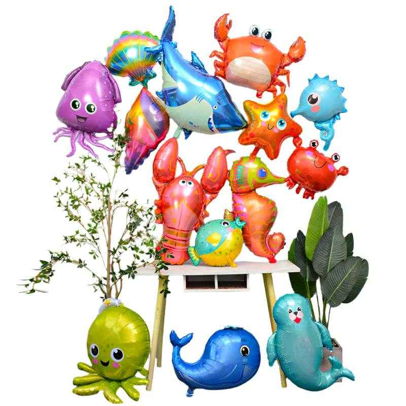 🐳Ocean Party Magic – Adorable Marine Animal Balloons That Make a Splash! - ThiGui