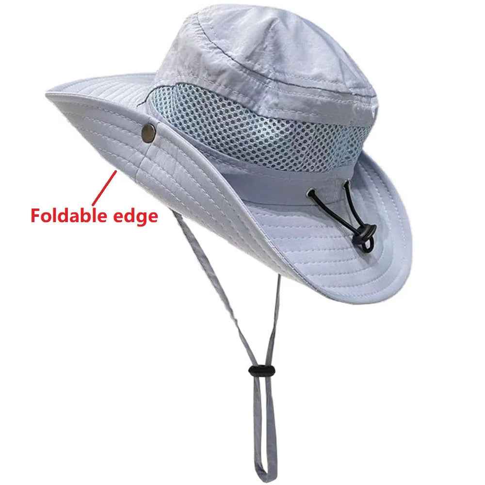 Summer Sun Hat with Full Neck Cover – Cool, Comfy & Cute for Outdoor Play! - ThiGui