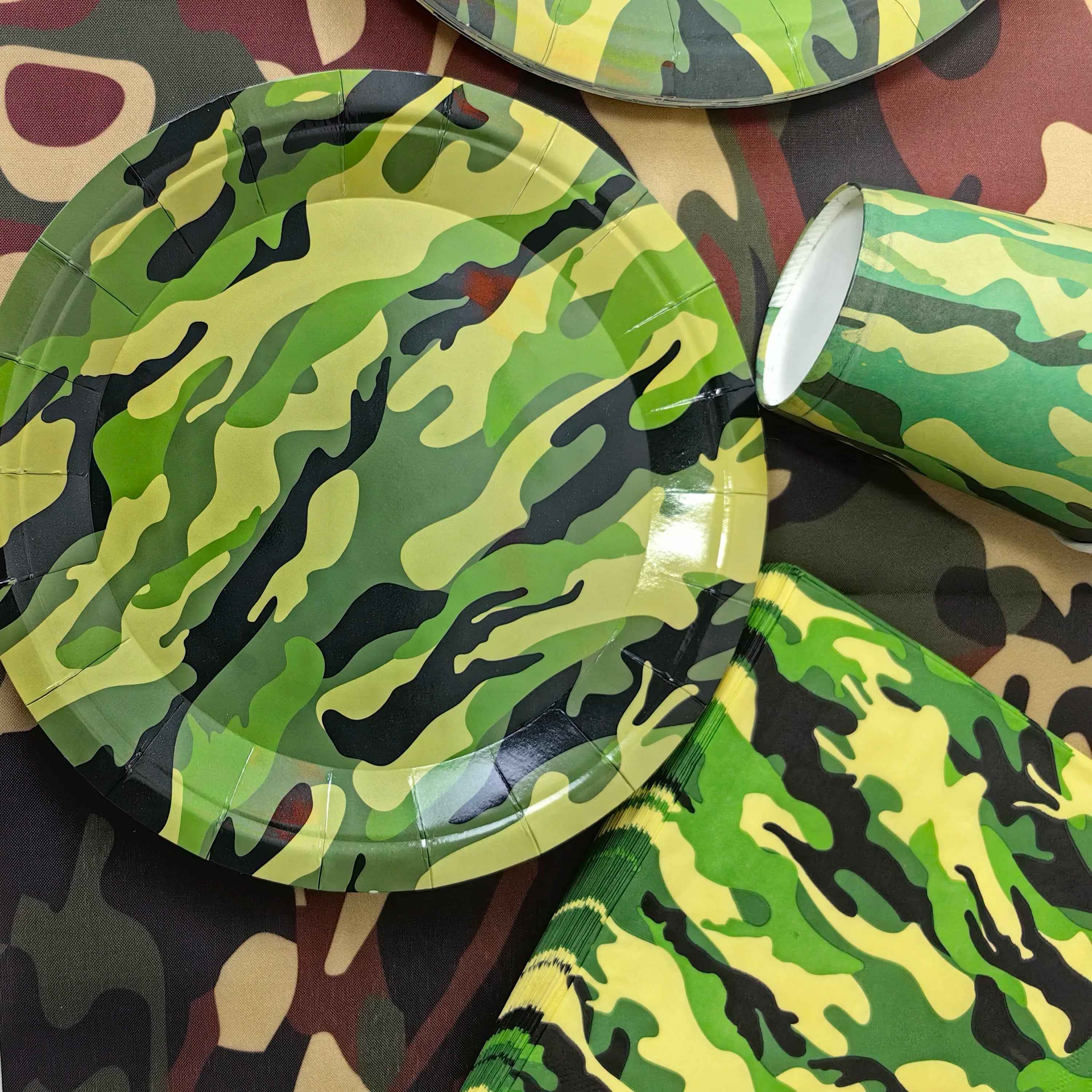 🪖The Ultimate Camouflage Party Set – Turn Your Boy's Birthday Into an Army Adventure! - ThiGui