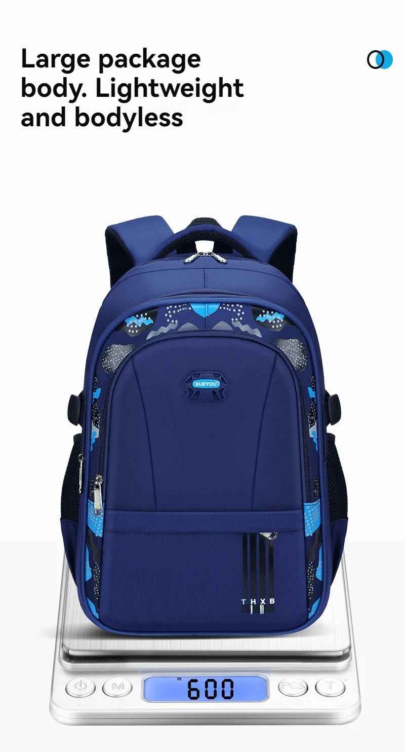 🎒 Perfect School Backpack for Boys Aged 6–12 – Comfy, Spacious & Super Cool! 🏫✨ - ThiGui