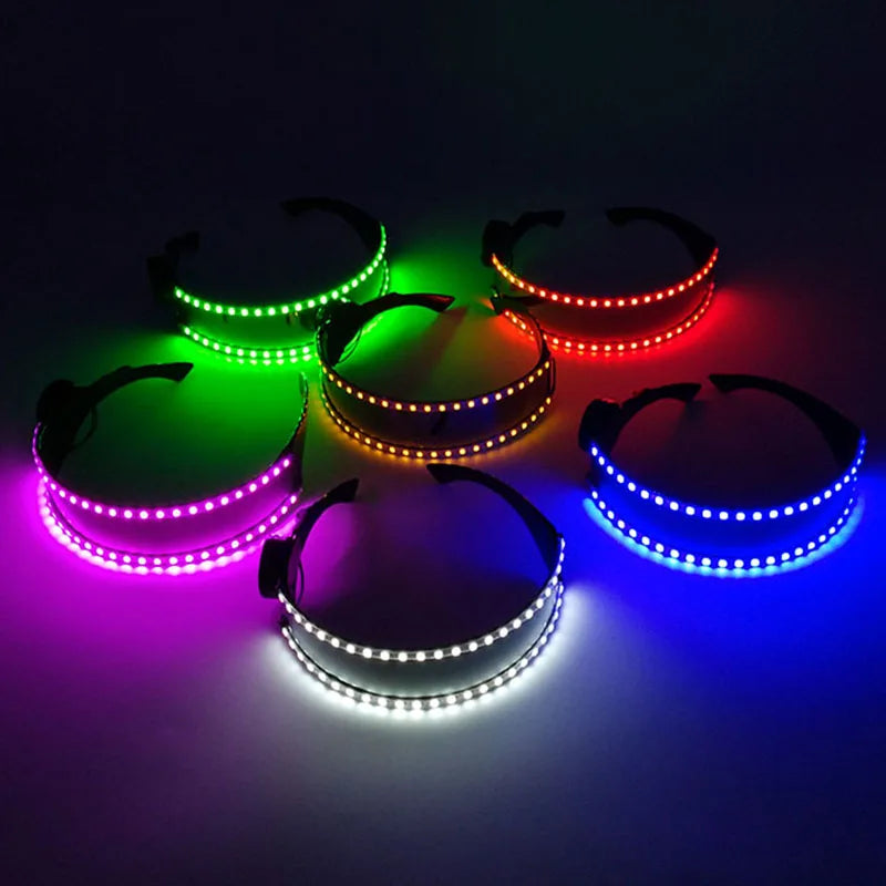 🌟 Cyberpunk LED Glasses – Light Up Your Boy’s Imagination! 🚀🕶️ - ThiGui