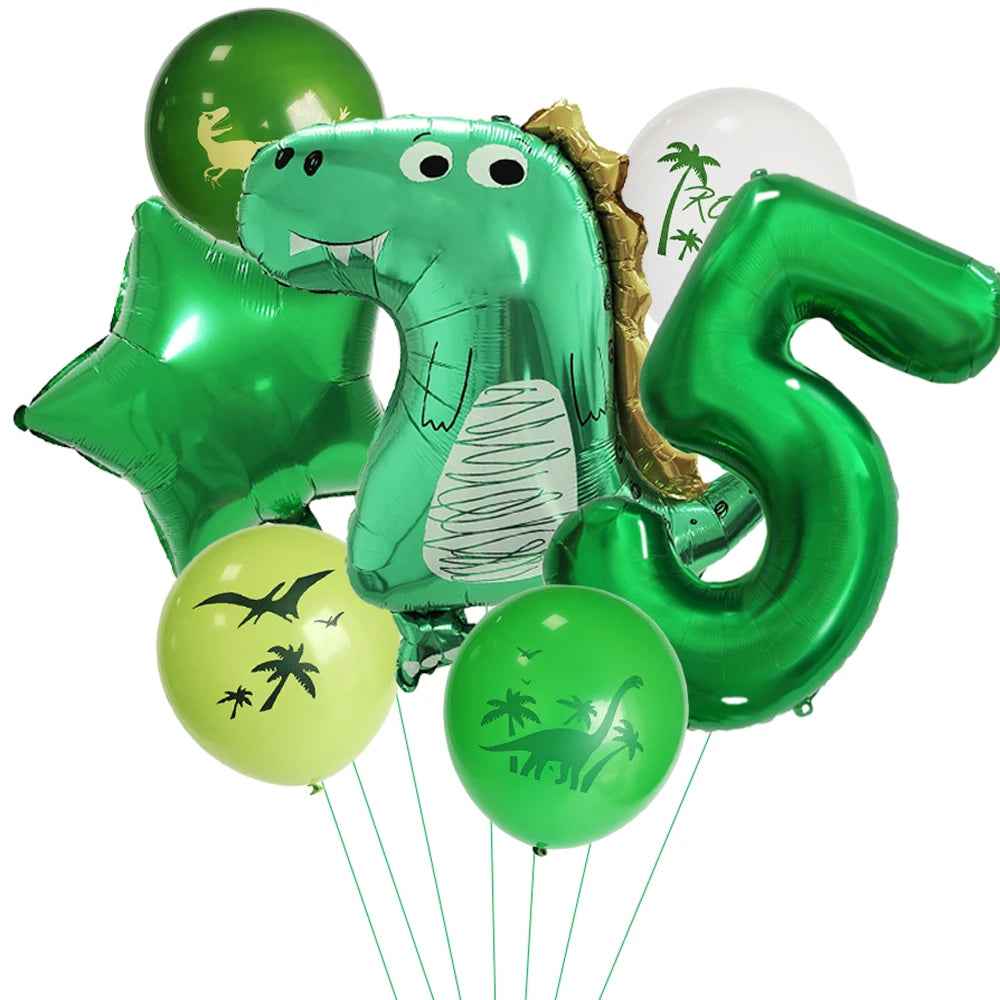 🦕 Dino-Roar Party Set – Fun Disposable Tableware for a Jurassic Birthday Bash 🎂🎈 - ThiGui