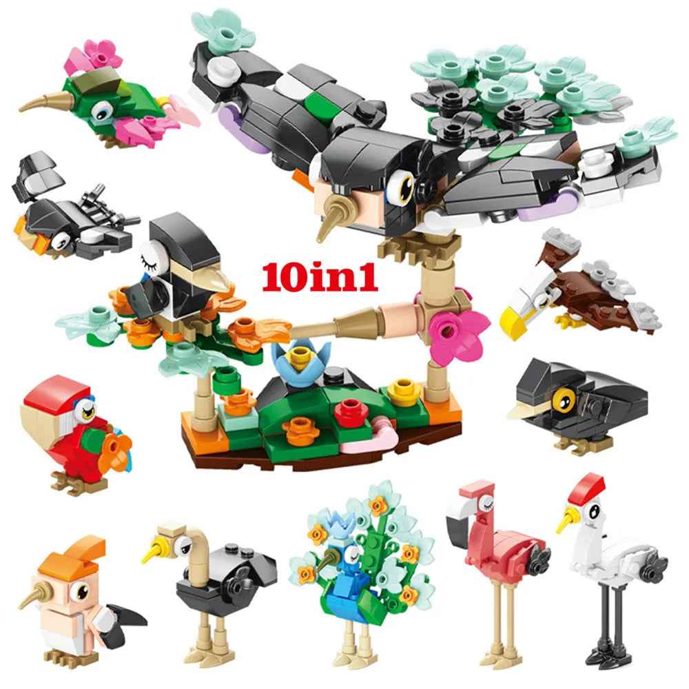 🕷️ Snap Together a Wild World – Insect & Animal Block Creatures for Kids & Collectors! 🐜🦂 - ThiGui