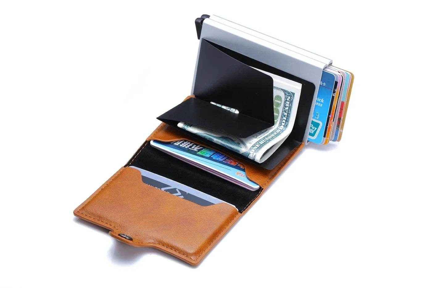 🧲 RFID Carbon Fiber Mini Wallet – Slim, Safe & Super Handy for Every Dad on the Go! - ThiGui