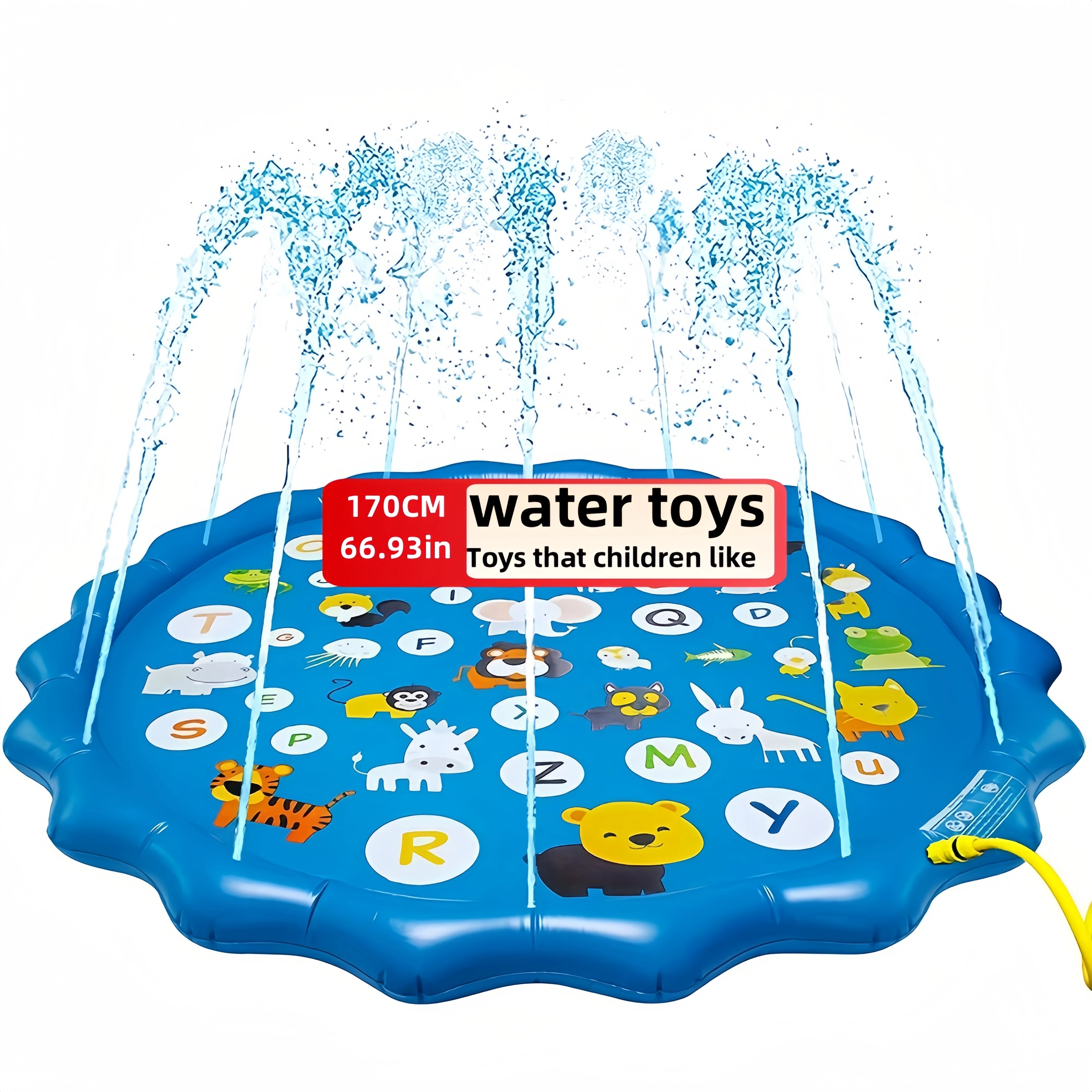 💦 Splash Time! Water Sprinkler Mat for Kids & Pets – Garden Fun All Summer 🐾🌞 - ThiGui