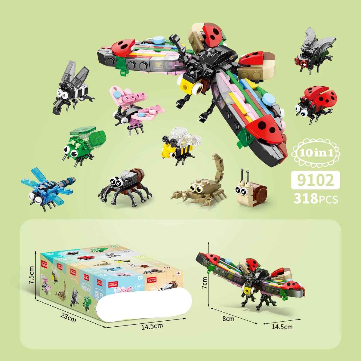 🐞 Tiny Bricks, Big Brains – Insect & Animal Diamond Block Kits for Clever Creators! 🐝🧩 - ThiGui