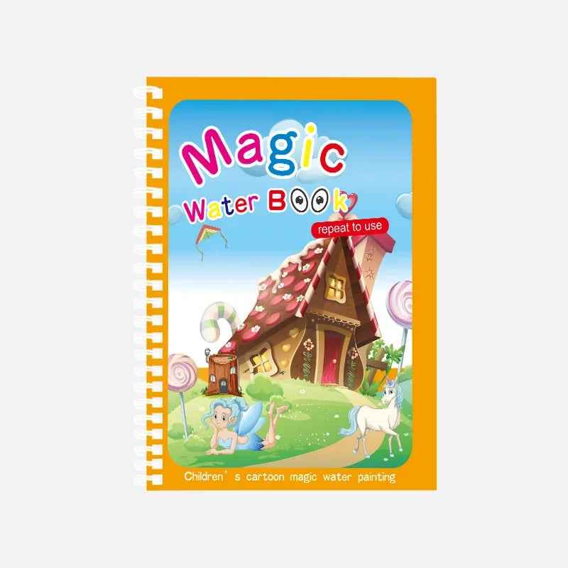 💧 Just Add Water – Mess-Free Magic Coloring Book for Little Artists! 🎨🦄 - ThiGui